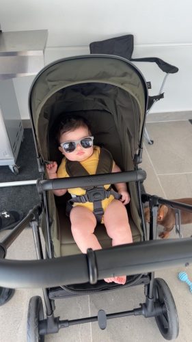 Mompush Baby Stroller, Convertible 2-in-1, Infant Car Seat Compatible, Includes Adapter - Sturdy Full-Size Infant Stroller for Family Adventures photo review