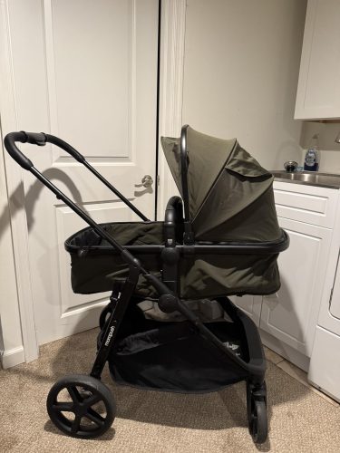 Mompush Baby Stroller, Convertible 2-in-1, Infant Car Seat Compatible, Includes Adapter - Sturdy Full-Size Infant Stroller for Family Adventures photo review