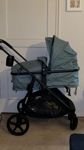 Mompush Baby Stroller, Convertible 2-in-1, Infant Car Seat Compatible, Includes Adapter - Sturdy Full-Size Infant Stroller for Family Adventures photo review