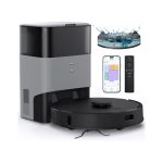Robot Vacuum and Mop Combo, Self-Emptying, 60-Day Capacity, Schedule, 180mins Runtime, Home Mapping, Wi-Fi/App/Alexa/Remote, Robotic Vacuum Cleaner for Pet, Hard Floors, Carpet