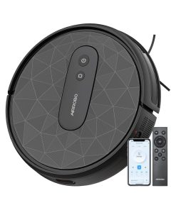 IRROBO Robot Vacuum, 2800Pa Powerful Suction, Smart Navigation, App & Remote Control, 120 Mins Runtime, Anti-Collision & Anti-Drop, for Hard Floor/Carpet/Pet Hair