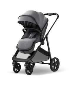 Mompush Wiz 2 in 1 Baby Stroller with Bassinet Mode, Convertible Infant Stroller for Newborn and Toddler with Reversible Seat and Large UPF 50+ Canopy