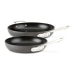 All-Clad E7859064 HA1 Hard Anodized Nonstick Fry Pan Cookware Set, 10 Inch and 12 Inch Fry Pan, 2 Piece, Black