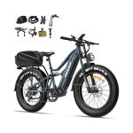 FREESKY 2500W BAFANG Motor Electric Bike for Adults, 48V 30Ah Samsung Cells Removable Battery Ebike 120 Miles, 38+MPH, 26" Fat Tire Dirt All-Terrain Mountain E Bike, Full Suspension, UL 2849 Certified