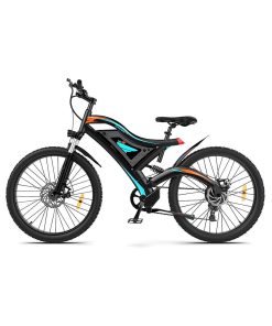 aostirmotor Full Suspension 2.5" Tire Electric Bikes 500W for Adults All Terrain E-Bike 48V 15AH Removable Battery Electric Bike Long Range