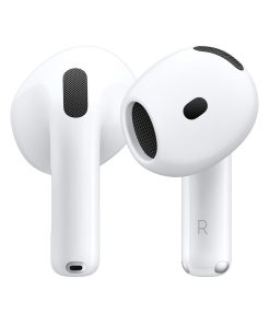 Apple AirPods 4 Wireless Earbuds, Bluetooth Headphones, Personalized Spatial Audio, Sweat and Water Resistant, USB-C Charging Case, H2 Chip, Up to 30 Hours of Battery Life, Effortless Setup for iPhone