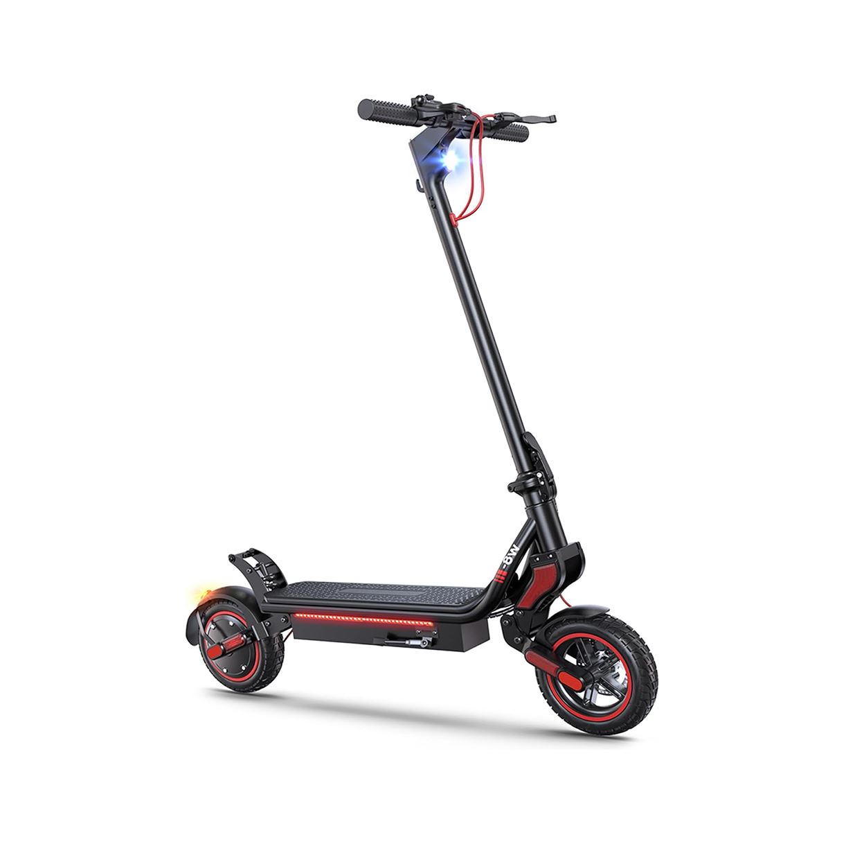 Electric Scooter Adult, 1000/750/500W Powerful Motor Escooter for Adults, 28/25/22MPH Top Speed & 28/25/23 Mile Range, 10/9.3" Off-Road Tires, Dual Suspension & Ambient Light