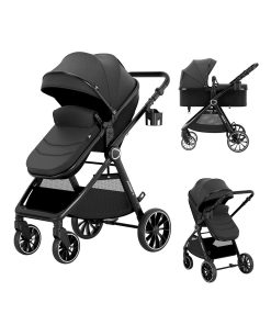 Baby Stroller 2 in 1 Newborn Convertible Stroller Bassinet for Infant New Born Pushchair 0-36 Month