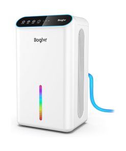 ehumidifiers, Dehumidifier for Home (85 OZ, 800 sq.ft) Quiet Small Dehumidifier for Bedroom Bathroom Basement with Drain Hose, 3 Gear Timer, Sleep Mode, Auto Shut Off, 7 Color Ambient Light