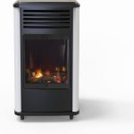 Universal Innovations Manhattan Portable Gas Stove - 3.4 kW, Real Flame Gas Fire, Oxygen Depletion Sensor, Efficient Heating, Stylish and Portable Heater for Home - White