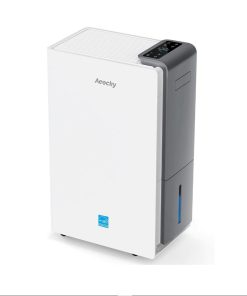 4500 Sq.Ft Most Efficient Energy Star 2025 Dehumidifier,AEOCKY Max 80 Pint/D(Standard 56Pint/D) Smart Compressor Dehumidifier with Drain Hose, Intelligent Humidistat,for Basement,Bedroom,Home,Bathroom