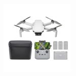 DJI Mini 4K Fly More Combo, Drone with 4K UHD Camera for Adults, Under 249 g, 3-Axis Gimbal Stabilization, 10km Video Transmission, Auto Return, 3 Batteries for 93-Min Max Flight Time, QuickShots