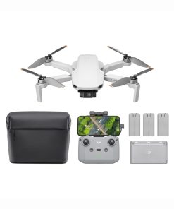 DJI Mini 4K Fly More Combo, Drone with 4K UHD Camera for Adults, Under 249 g, 3-Axis Gimbal Stabilization, 10km Video Transmission, Auto Return, 3 Batteries for 93-Min Max Flight Time, QuickShots