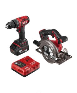 Greenworks 24V Cordless Drill/Driver Combo Kit, 310 in./lbs, 18+1 Position Clutch, 1/2" Keyless Chuck, Variable Speed, with 2 2Ah Battery, 8pcs Drill Bits and Tool Bag