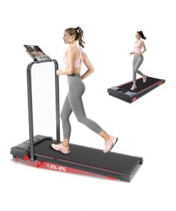 Walking Pad with Handle Bar and Incline, 3 in 1 Under Desk Treadmill with Hiking Mode, 2.5HP Low Noise Walking Treadmill Pad with Remote Control,Portable Treadmills for Home Office, Led Display