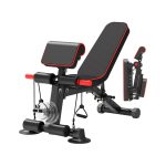 Adjustable Weight Bench,Utility Workout Bench Foldable Incline Decline Benches for Home Gym Full Body Workout,Load 600LBS