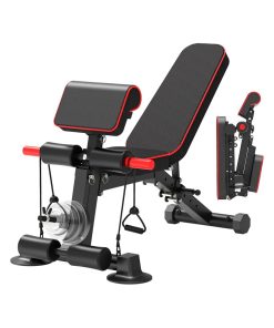 Adjustable Weight Bench,Utility Workout Bench Foldable Incline Decline Benches for Home Gym Full Body Workout,Load 600LBS