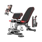 Adjustable Weight Bench - Utility workout Benches for Exercise, Free Installation Design for Portable Fitness Strength Training Equipment at Home Gym