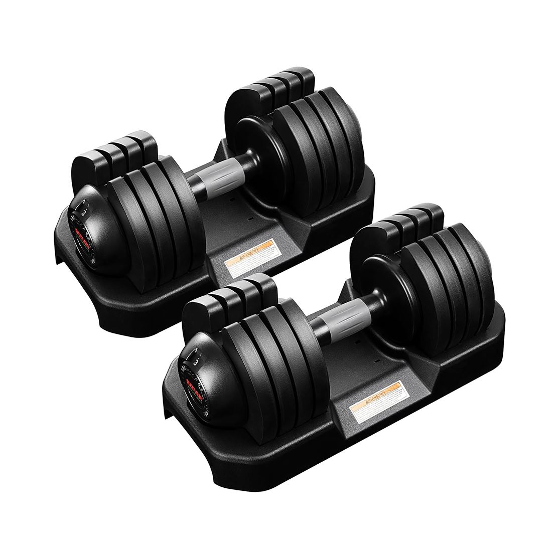 52LBS Single/Pair Adjustable Dumbbells Set Premium Rubber Coated Dumbbell Set with Secure Locking Mechanism for Safe & Customizable Strength Training Brand: ALTLER