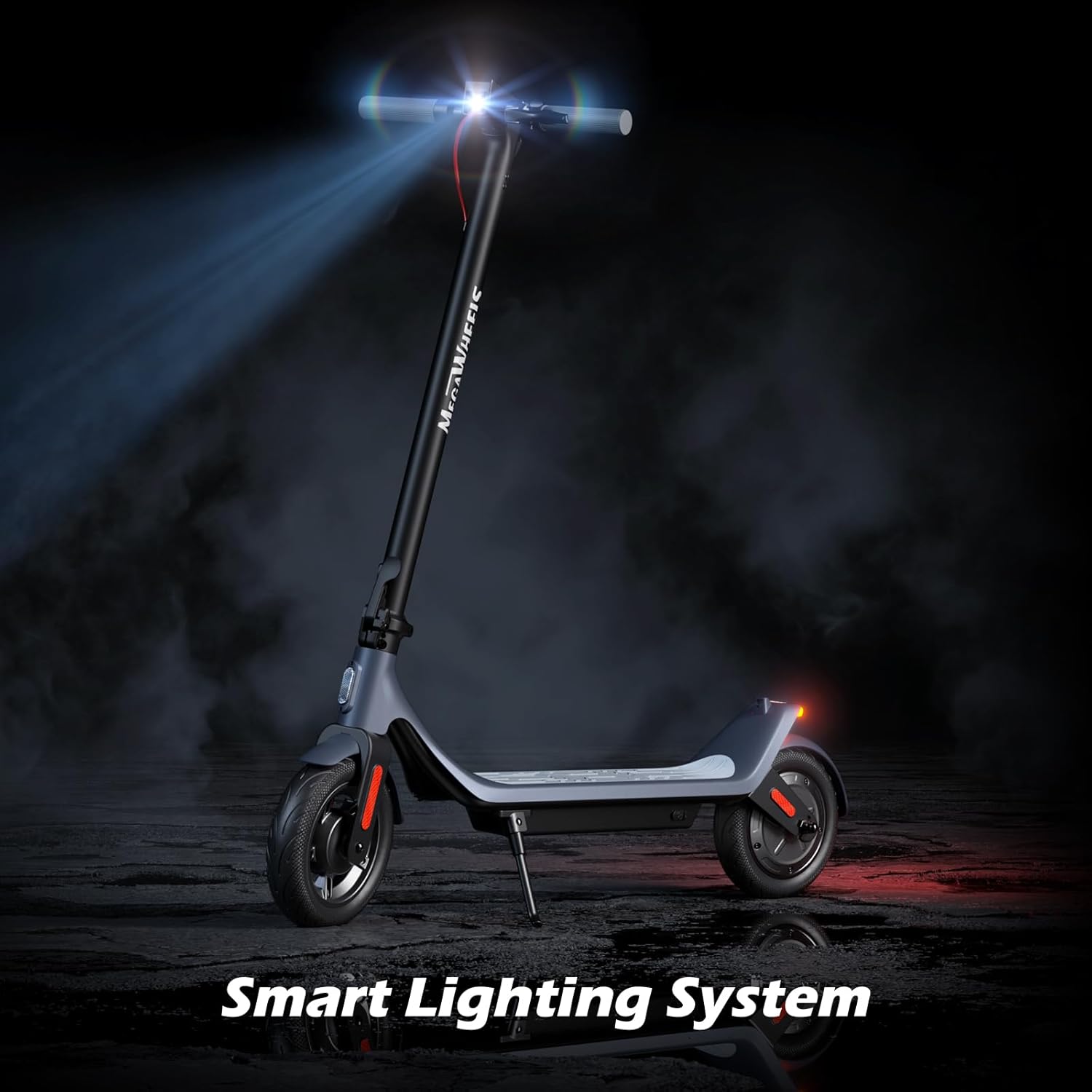 MEGAWHEELS Electric Scooter,Electric Scooter Adults,10in Pneumatic Tires,350W Motor,19 Miles Range,E Scooter with Smart APP Control for Commuting, Outdoor, Short Travel UL2272 - Image 7