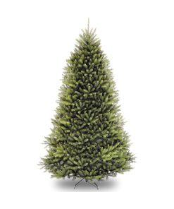 National Tree Company 9 ft Unlit Dunhill Fir Full Artificial Christmas Tree, 4,026 Tips, Includes Stand, Green