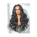 LUVME HAIR All-Day Comfort™ Loose Body Wave 5x5 Lace Front Wigs Human Hair Glueless Wigs Human Hair Pre Plucked Pre Cut Long Black Wig Lace Closure Wigs Frontal Wigs Human Hair