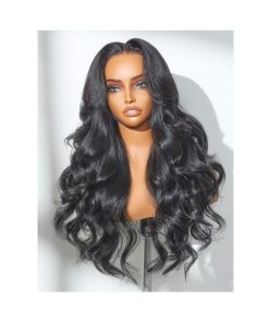 LUVME HAIR All-Day Comfort™ Loose Body Wave 5x5 Lace Front Wigs Human Hair Glueless Wigs Human Hair Pre Plucked Pre Cut Long Black Wig Lace Closure Wigs Frontal Wigs Human Hair
