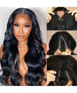 UNICE V Part Wigs Human Hair Body Wave Upgrade Glueless Human Hair V-Part Clip in Wigs No Leave Out, No Glue, No Sew-in, Beginner Friendly 18 inch