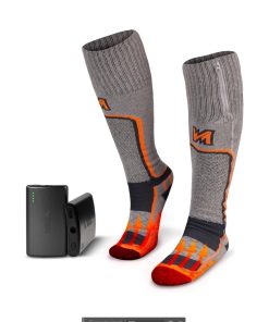 Fieldsheer Merino Wool Heated Socks for Men with Bluetooth Control, Adjustable Heat Settings, Arch Support & Cushioning