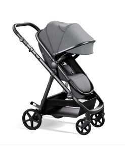 Mompush Baby Stroller, Convertible 2-in-1, Infant Car Seat Compatible, Includes Adapter - Sturdy Full-Size Infant Stroller for Family Adventures