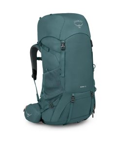 Osprey Renn 65L Women's Backpacking Backpack, Cascade Blue/Melon Orange