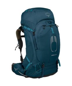 Osprey Atmos AG 65L Men's Backpacking Backpack, Venturi Blue, S/M
